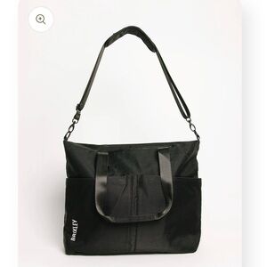 Black brixley tote bag